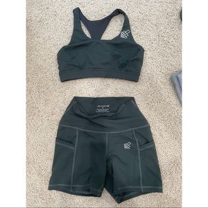 Jed North matching deep grey set